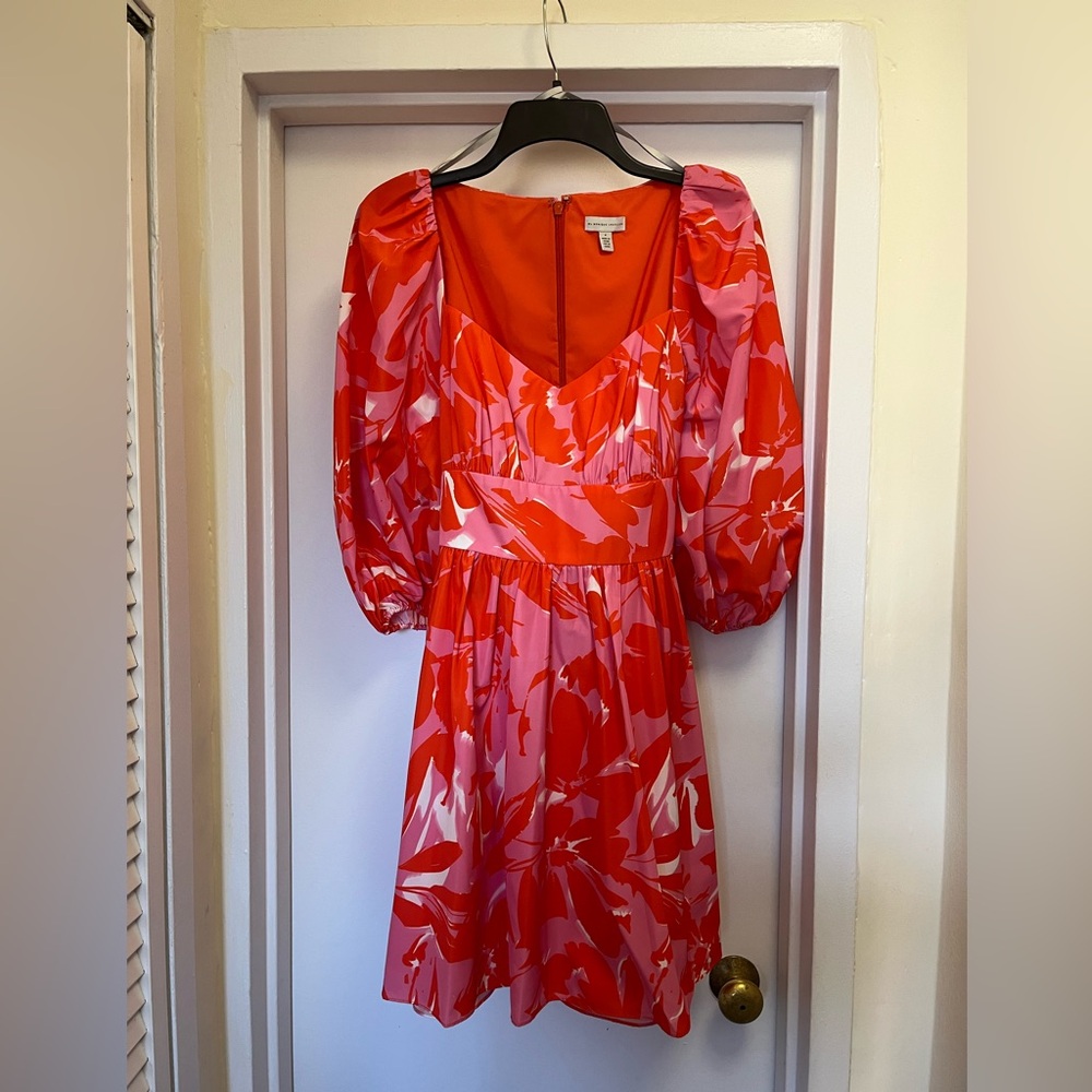 ML Monique Lhuillier floral dress, size 8, like-new